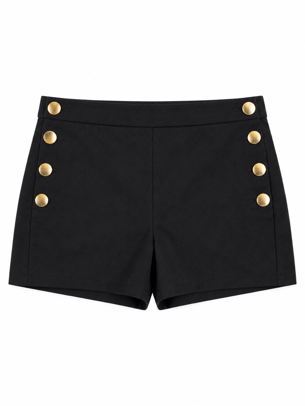 Express Black High Rise Sailor Button Shorts – Women’s Size 12